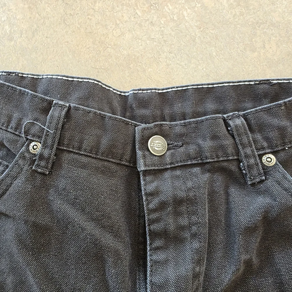 Dickies Men's Black Cargo Work Carpenter Pants - Picture 5 of 6